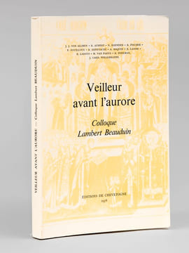 Veilleur avant l'aurore. Colloque Lambert Beauduin.. Collectif ; VON ALLMEN, J. J. ; AUBERT, R. ; EGENDER ; WILLEBRANDS ; etc.