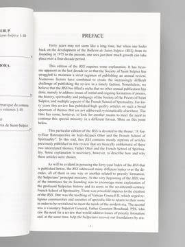 Bulletin de Saint-Sulpice. N° 40 : Une rétrospective de quarante ans sur Jean-Jacques Olier et l'Ecole française de spiritualité. A forty-year ...