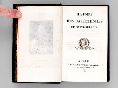 Histoire des Catéchismes de Saint-Sulpice [ Edition originale ]