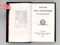 Histoire des Catéchismes de Saint-Sulpice [ Edition originale ]