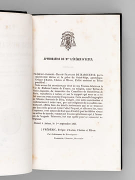 Vie de la Révérende Mère Térèse de St-Augustin Madame Louise de France fille de Louis XV, religieuse Carmélite du Monastère de St-Denis de Paris (2 ...