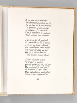Poésies Mystiques. Illustrations originales gravées sur cuivre par Jean Ségalat.. JEAN DE LA CROIX ; (SEGALAT, Jean) ; [ Saint Jean de La Croix ]