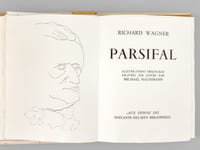 Parsifal [ Avec 4 croquis originaux de l'artiste ] Illustrations originales gravées sur cuivre par Michael Haussman 