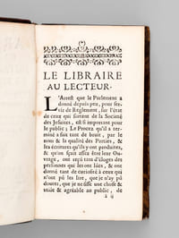 Arrest celebre du Parlement de Bordeaux. Portant réglement sur l'état de ceux qui sont congediez de la Société des Jésuites. [ Edition originale ]