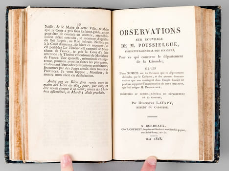 [ Recueil de 6 titres en éditions originales : ] De l’administration financière des communes de France, avec quelques applications à la ville de ...