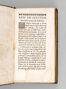 Sentimens de Piété, où il est traité de la necessité de connoître & d'aimer Dieu ; de l'obéissance qui lui est dûë , de sa sainteté, &c. Et de plusieurs matières des plus importantes, & des plus nécessaires pour la conduite des moeurs & de la Vie intérieure.