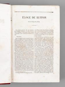 Oeuvres complètes de Buffon avec des extraits de Daubenton et la classification de Cuvier. (Tomes 1 et 2, sur 6) Tome I : Matières générales. Théorie de la Terre ; Tome II : Matières Générales.