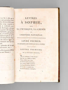 Lettres à Sophie sur la Physique, la Chimie et l'Histoire naturelle (2 Tomes - Complet)