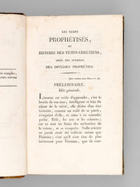 Les Temps prophétisés, ou Histoire des Temps Chrétiens, tiré des symboles des diverses Prophéties (2 Tomes - Complet)