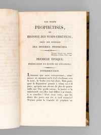 Les Temps prophétisés, ou Histoire des Temps Chrétiens, tiré des symboles des diverses Prophéties (2 Tomes - Complet)