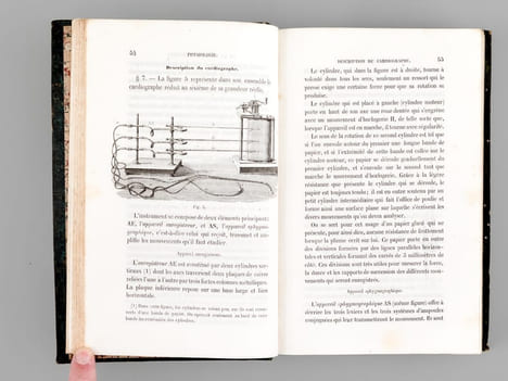 Physiologie médicale de la Circulation du Sang basée sur l'Etude graphique des mouvements du Coeur et du Pouls artériel avec application aux maladies ...