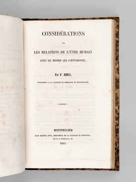 [ Recueil de 9 ouvrages et d'opuscules :] Examen du  Décret relatif à l'organisation des Conseils d'Hygiène et de Salubrité, émané du Ministère de ...