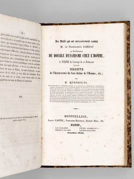 [ Recueil de 9 ouvrages et d'opuscules :] Examen du  Décret relatif à l'organisation des Conseils d'Hygiène et de Salubrité, émané du Ministère de ...