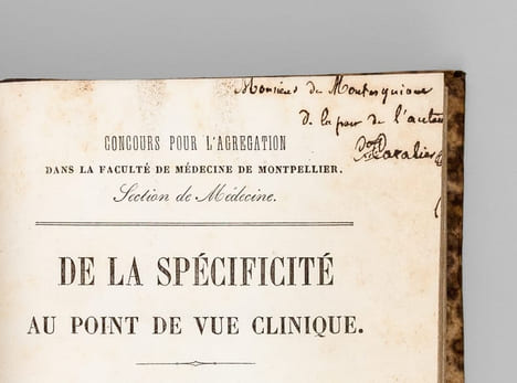 [ Recueil de 9 ouvrages et d'opuscules :] Examen du  Décret relatif à l'organisation des Conseils d'Hygiène et de Salubrité, émané du Ministère de ...