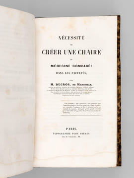 [ Recueil de 9 ouvrages et d'opuscules :] Examen du  Décret relatif à l'organisation des Conseils d'Hygiène et de Salubrité, émané du Ministère de ...