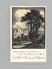 Gravure sur bois en couleurs, signée par Paul-Emile Pissaro "Avec nos meilleurs souhaits pour 1921", sur carte postale adressée aux fondeurs Andro. ...