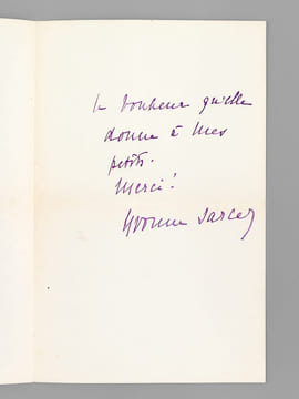 [ 3 lettres autographes signées de remerciements pour l'oeuvre "Les Maisons Claires" ] "Mais que vos 25 ans sont tendres et que votre lettre est bonne ...