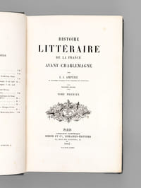 Histoire Littéraire de la France avant Charlemagne (2 Tomes - Complet)