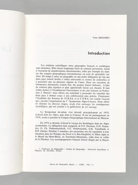 Symposium géographique franco-soviétique "Alpes - Caucase". Livret-guide Caucase (matériaux pour le symposium, août 1974) [ Livre dédicacé par les ...