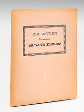 Deuxième vente de la collection de M. Armand Esders. Catalogue des Objets d'Extrême-Orient Céramique de la Chine et du Japon Paravent en laque de ...