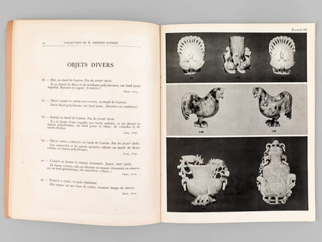 Deuxième vente de la collection de M. Armand Esders. Catalogue des Objets d'Extrême-Orient Céramique de la Chine et du Japon Paravent en laque de ...