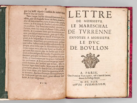 [ Recueil de 9 Mazarinades  ] Apologie pour Monseigneur le Cardinal Mazarin, tirée d'une Conférence entre son Eminence et Monsieur ****** homme de ...
