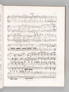 Symphonie N°3 composée et dédiée à Sa Majesté la Reine Victoria d'Angleterre par F. Mendelssohn Bartholdy, arrangée pour Piano à quatre mains par ...