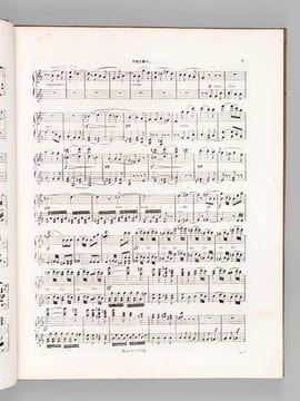 Symphonie N°3 composée et dédiée à Sa Majesté la Reine Victoria d'Angleterre par F. Mendelssohn Bartholdy, arrangée pour Piano à quatre mains par ...