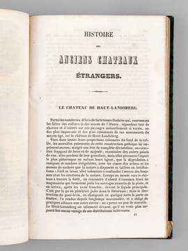 Histoire pittoresque et anecdotique des Anciens Châteaux, Demeures Féodales, Forteresses, Citadelles, etc. avec les traditions, légendes ou chroniques ...