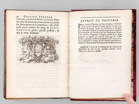 [ Recueil de 7 Oraisons Funèbres en éditions originales : ] [ Oraison Funèbre de tres-haut & tres-puissant Prince, Henri de la Tour-d'Auvergne, ...