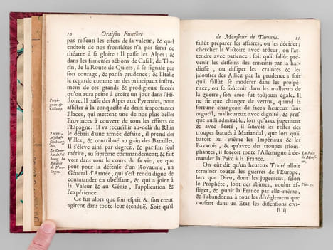 [ Recueil de 7 Oraisons Funèbres en éditions originales : ] [ Oraison Funèbre de tres-haut & tres-puissant Prince, Henri de la Tour-d'Auvergne, ...