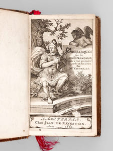 Remarques sur la Langue Françoise, utiles à ceux qui veulent bien parler & bien écrire [ Remarques sur la Langue Française ]