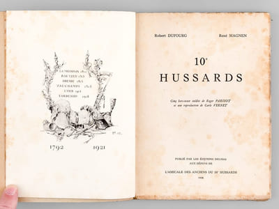 10e Hussards [ Edition originale - Livre dédicacé par les auteurs ]
