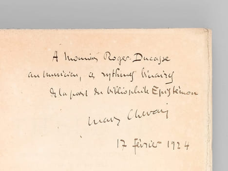 Thélème. Un prologue & quatre Actes en vers [ Edition originale - Livre dédicacé par l'auteur - Avec une L.A.S. de l'auteur ]. CHEVAIS, Maurice ;  ...
