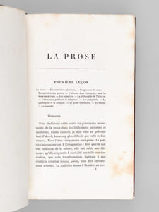 La Prose. Leçons faites à la Sorbonne pour l'Enseignement secondaire des jeunes filles