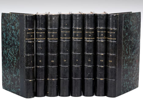 Oeuvres complètes de Shakspeare (8 Tomes - Complet) [ Shakespeare ] Tome I : Vie de Shakspeare. Hamlet. La Tempête. Coriolan; Tome II : Jules César. ...