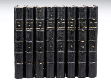 Oeuvres complètes de Shakspeare (8 Tomes - Complet) [ Shakespeare ] Tome I : Vie de Shakspeare. Hamlet. La Tempête. Coriolan; Tome II : Jules César. ...
