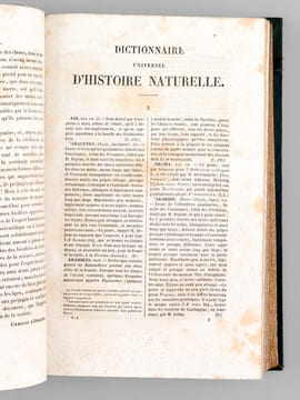 Dictionnaire Universel d'Histoire Naturelle (13 Tomes et 3 Volumes d'Atlas : 16 Tomes - Complet) . D'ORBIGNY, Charles ; (ARAGO ; BECQUEREL ; ...