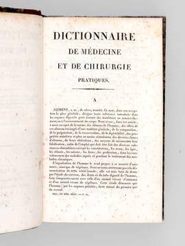Dictionnaire de Médecine et de Chirurgie Pratiques (15 Tomes - Complet) [ Edition originale ]. Collectif ; ANDRAL ; REGIN ; BLANDIN ; BOUILLAUD ; ...