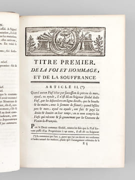 Traité des Fiefs de Dumoulin, analysé et conféré avec les autres feudistes. HENRION DE PENSEY ; (DUMOULIN)