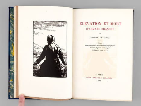Elévation et mort d'Armand Branche. DUHAMEL , Georges ; (SERVEAU, Clément) ; [ CHAPRONT, Henry ]