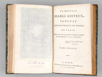 Le Nouveau Diable Boîteux, Tableau Philosophique et Moral de Paris (2 Tomes - Complet) [ Edition originale ]