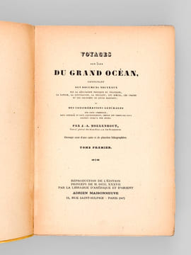 Voyages aux Iles du Grand Océan (2 Tomes - Complet) Contenant des documens nouveaux sur la géographie physique et politique, la langue, la ...