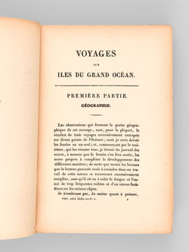 Voyages aux Iles du Grand Océan (2 Tomes - Complet) Contenant des documens nouveaux sur la géographie physique et politique, la langue, la ...
