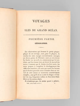 Voyages aux Iles du Grand Océan (2 Tomes - Complet) Contenant des documens nouveaux sur la géographie physique et politique, la langue, la ...