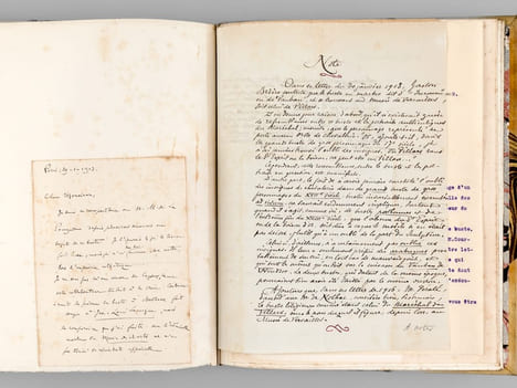 Autour d'un Buste [ Exemplaire unique de l'auteur, enrichi de 8 lettres autographes signées et de 8 planches ajoutées ] [ Contient notamment : ] 1 ...