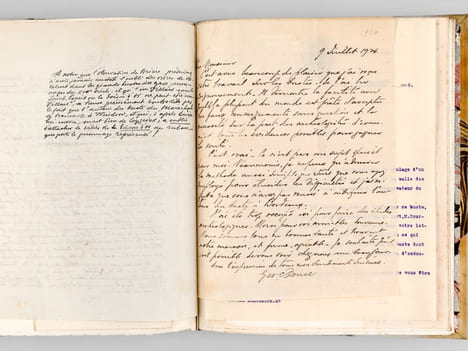 Autour d'un Buste [ Exemplaire unique de l'auteur, enrichi de 8 lettres autographes signées et de 8 planches ajoutées ] [ Contient notamment : ] 1 ...