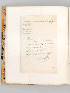 Autour d'un Buste [ Exemplaire unique de l'auteur, enrichi de 8 lettres autographes signées et de 8 planches ajoutées ] [ Contient notamment : ] 1 ...