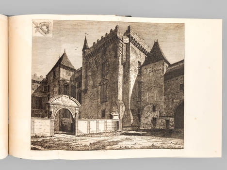 La Maison de Bordeaux et les premiers Captaux de Buch [ Edition originale - Exemplaire unique de l'auteur enrichi de 40 planches ajoutées dont 24 ...