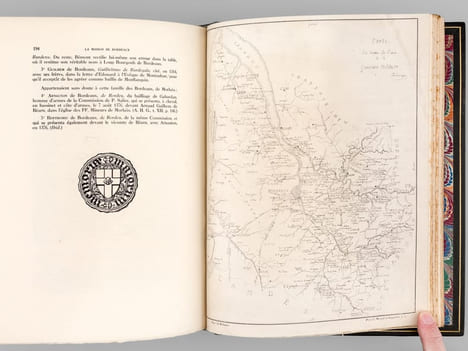 La Maison de Bordeaux et les premiers Captaux de Buch [ Edition originale - Exemplaire unique de l'auteur enrichi de 40 planches ajoutées dont 24 ...